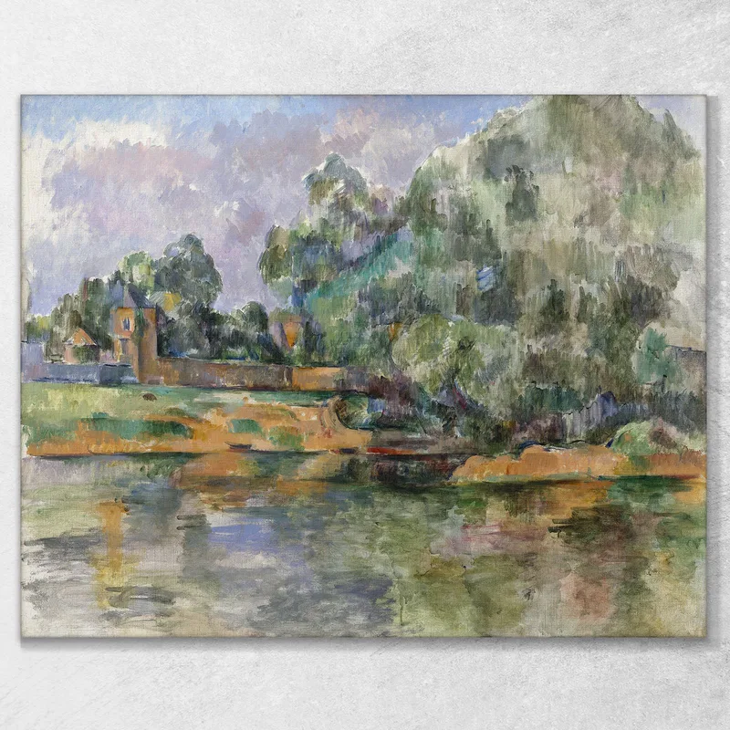 Seineufer Bei Médan Paul Cézanne