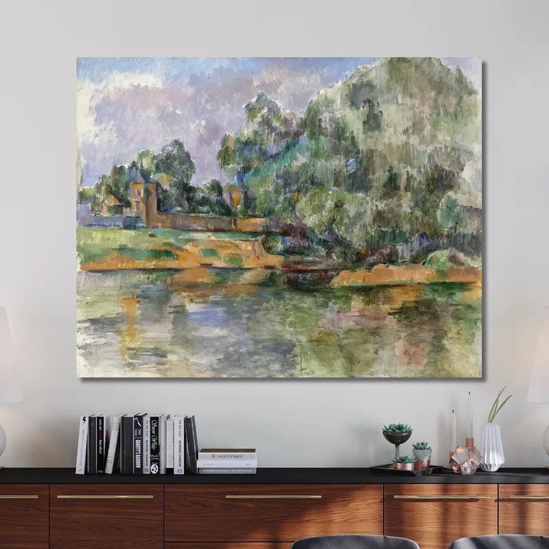 Seineufer Bei Médan Paul Cézanne