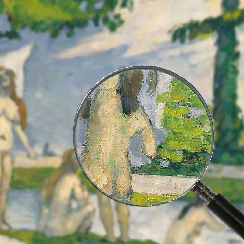 Bañistas 3 Paul Cézanne