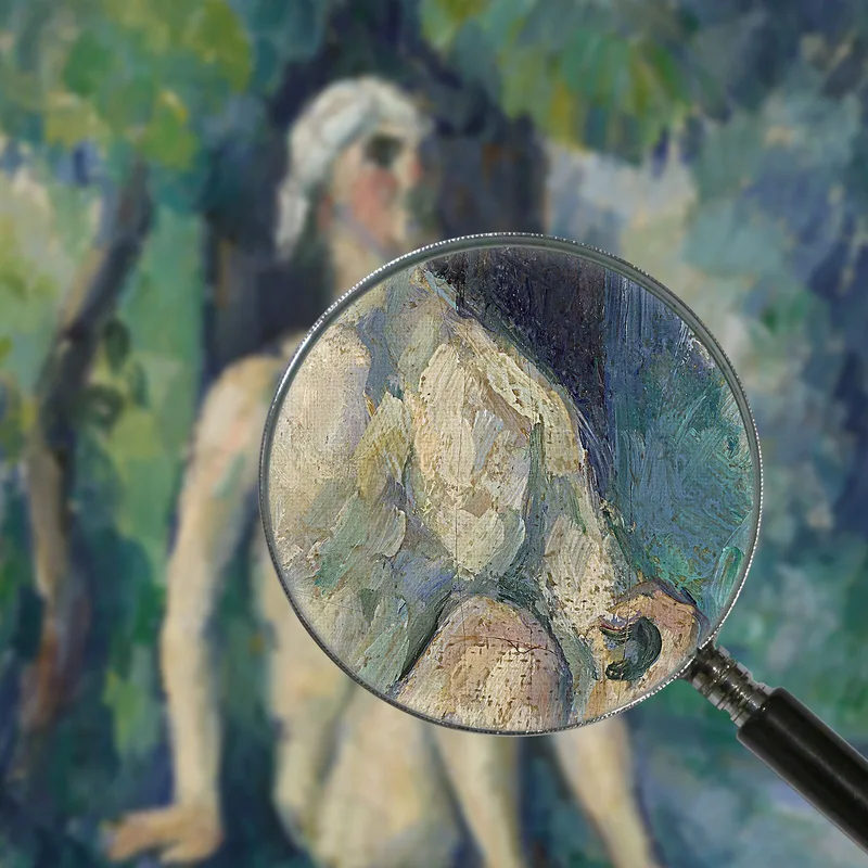 Bañistas Sentados En El Agua Paul Cézanne