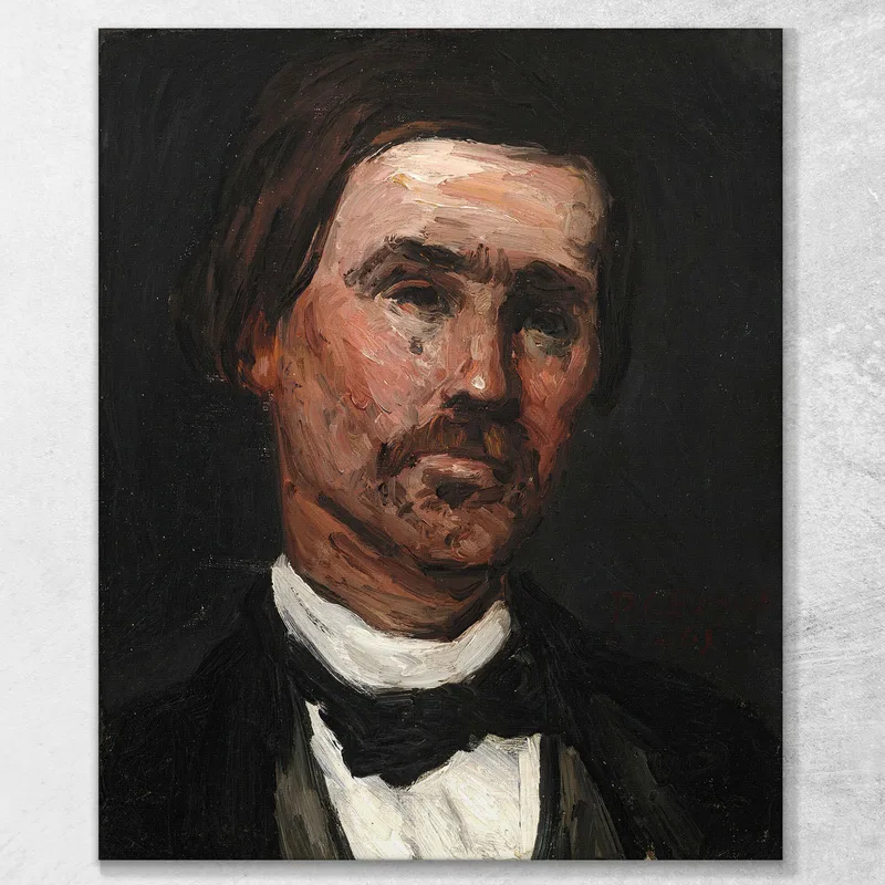 Cabeza De Un Hombre Paul Cézanne