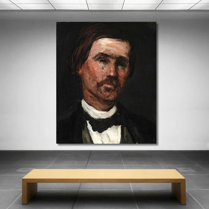 Cabeza De Un Hombre Paul Cézanne
