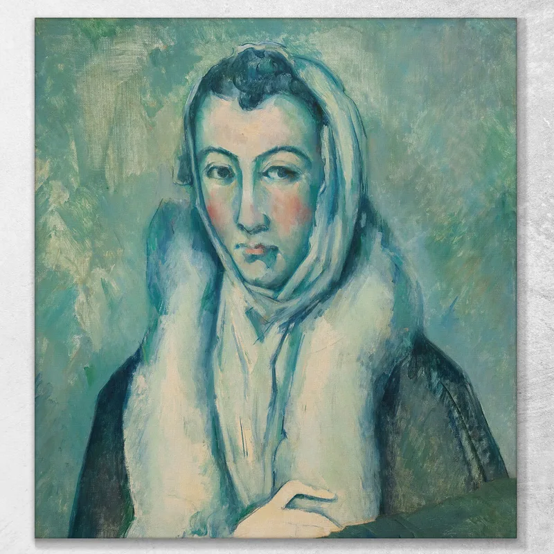 Die Frau Mit Dem Hermelin Nach El Greco Paul Cézanne