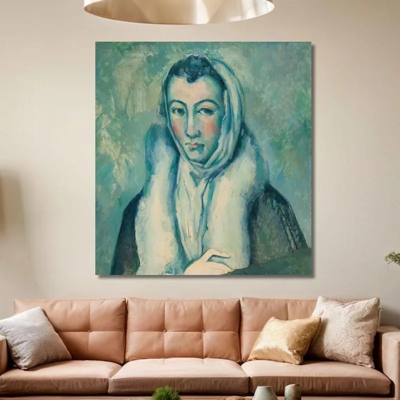 Die Frau Mit Dem Hermelin Nach El Greco Paul Cézanne