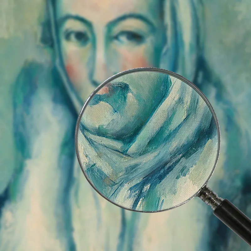Die Frau Mit Dem Hermelin Nach El Greco Paul Cézanne