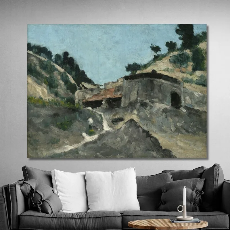 Landscape With Water Mill Paul Cézanne