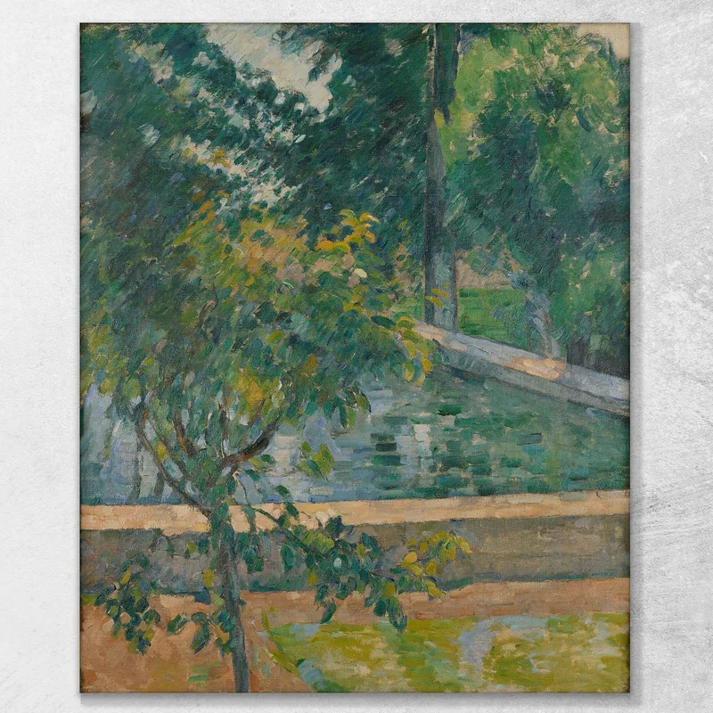 Le Bassin Du Jas De Bouffan The Pool At Jas De Bouffan Paul Cézanne