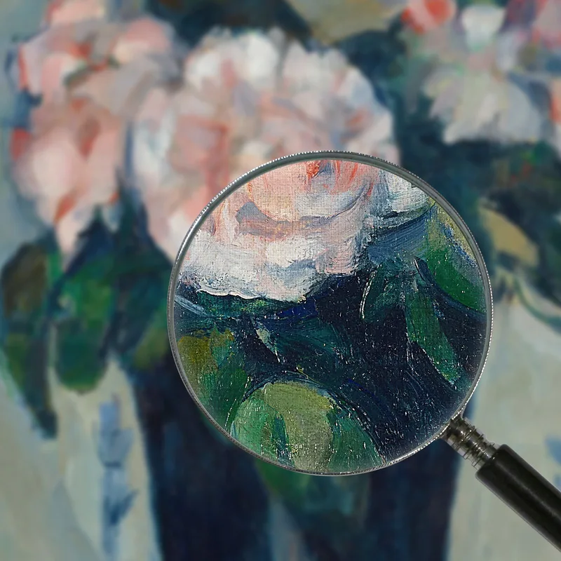 Die Dunkelblaue Vase Paul Cézanne