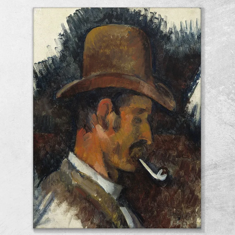 Hombre Con Pipa Paul Cézanne