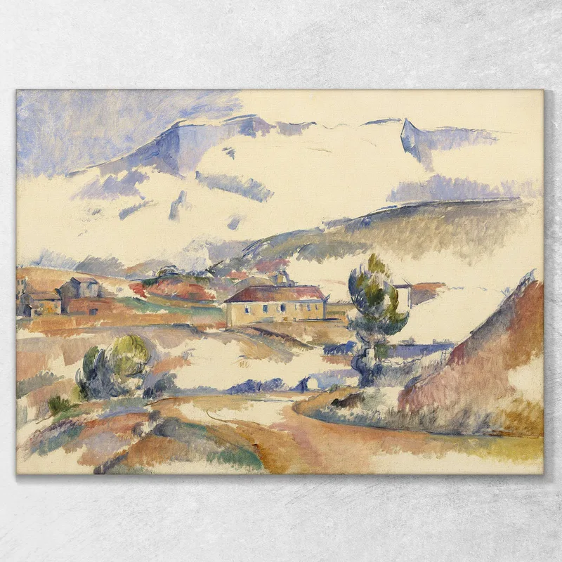 Montaña Sainte-Victoire Desde Cerca De Gardanne Paul Cézanne