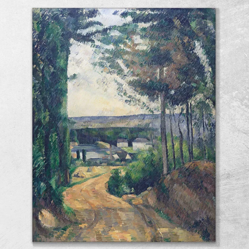 Straße Zum See Paul Cézanne