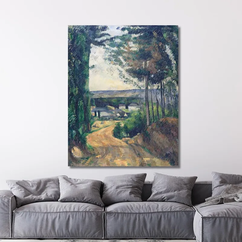 Straße Zum See Paul Cézanne