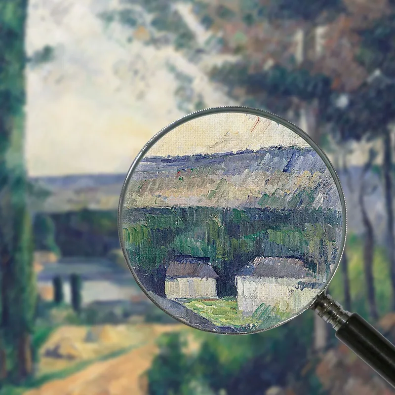 Straße Zum See Paul Cézanne