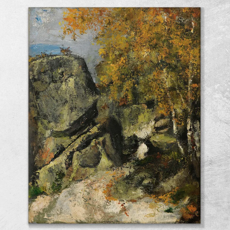 Rocce Nella Foresta Di Fontainebleau Paul Cézanne