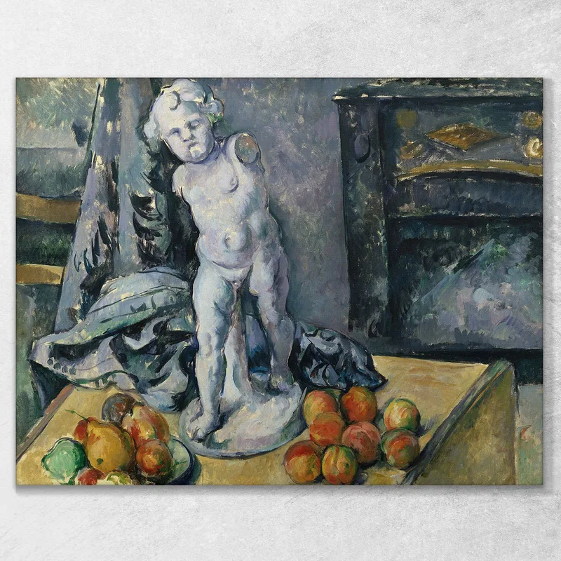 Stillleben Mit Statuette Paul Cézanne