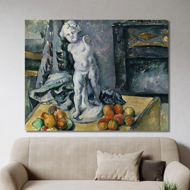 Stillleben Mit Statuette Paul Cézanne