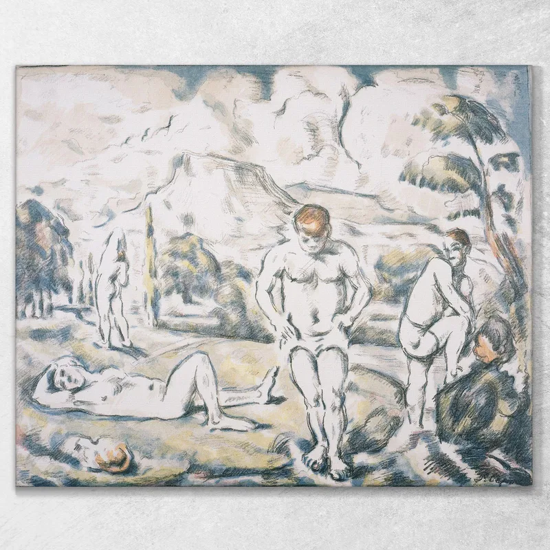 Le Bagnanti 2 Paul Cézanne