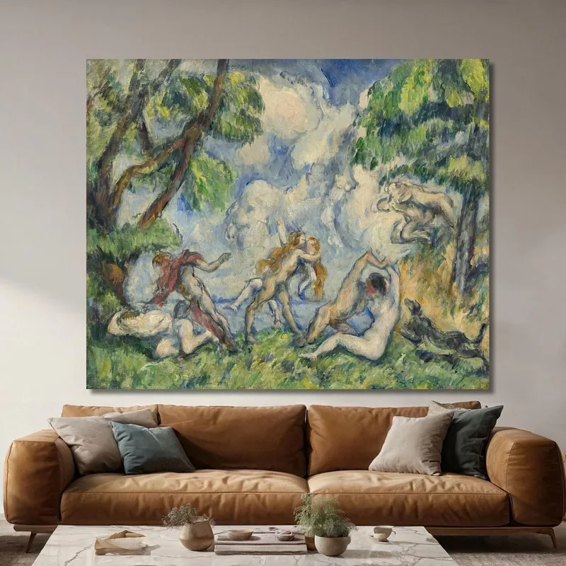 La Bataille De L'Amour Paul Cézanne
