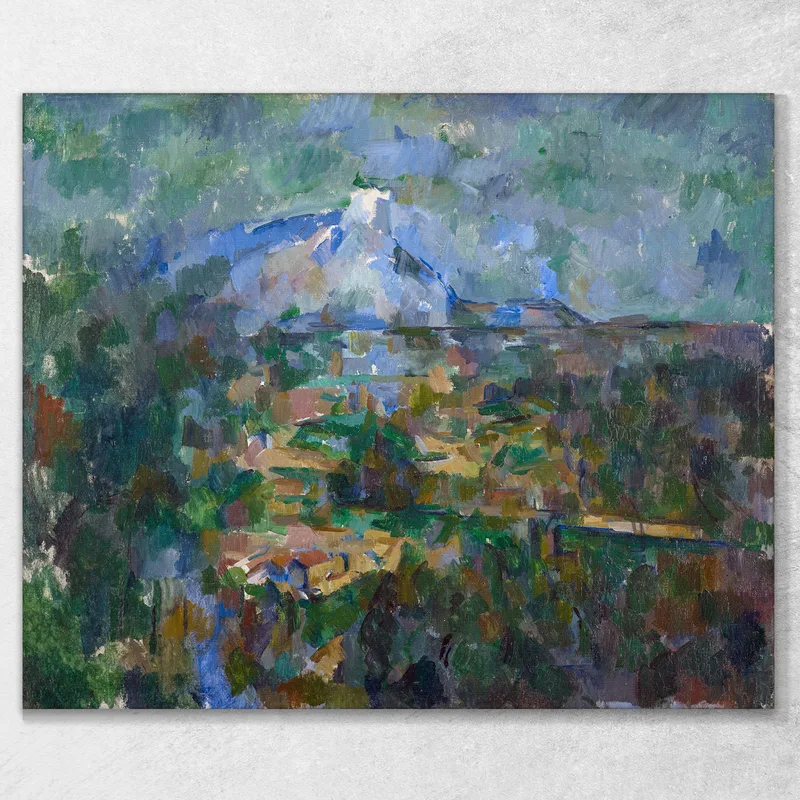 El Mont Sainte-Victoire Visto Desde Les Lauves Paul Cézanne