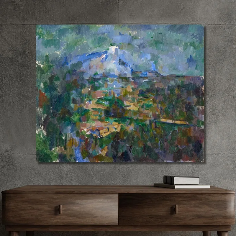 El Mont Sainte-Victoire Visto Desde Les Lauves Paul Cézanne