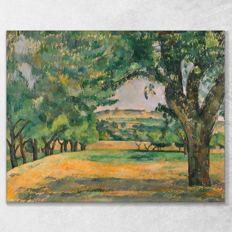 Il Quartiere Di Jas De Bouffan Paul Cézanne