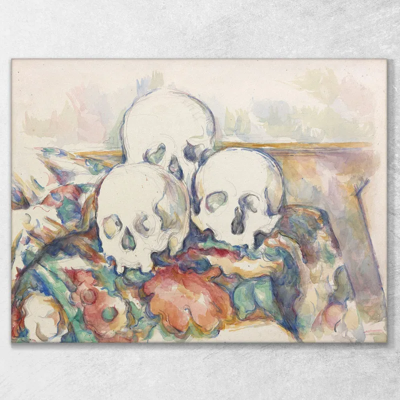 Die Drei Schädel Paul Cézanne