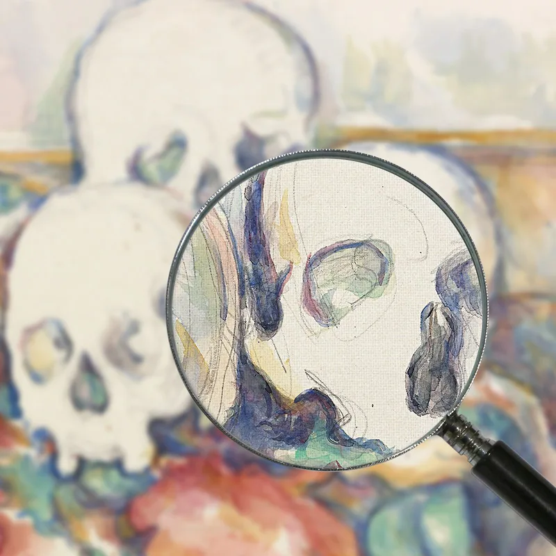 Die Drei Schädel Paul Cézanne