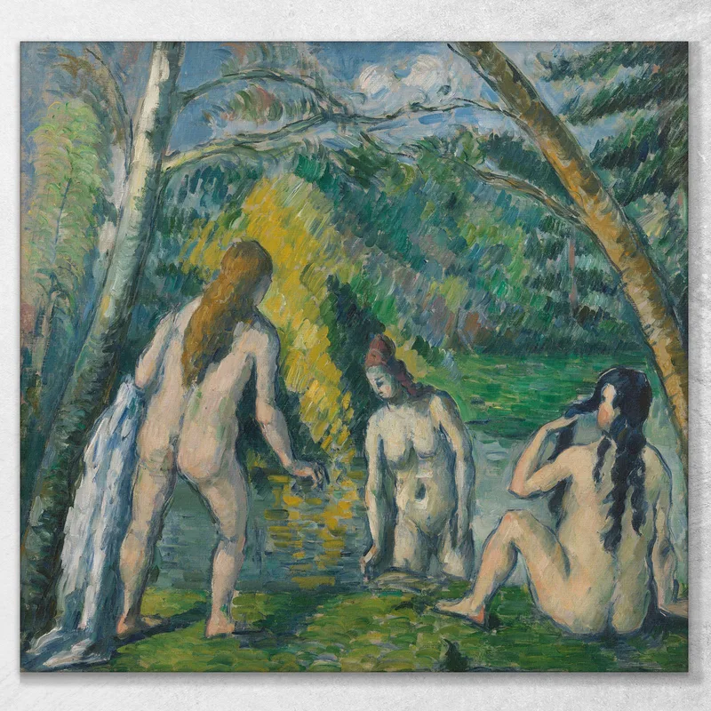 Trois Baigneuses Paul Cézanne