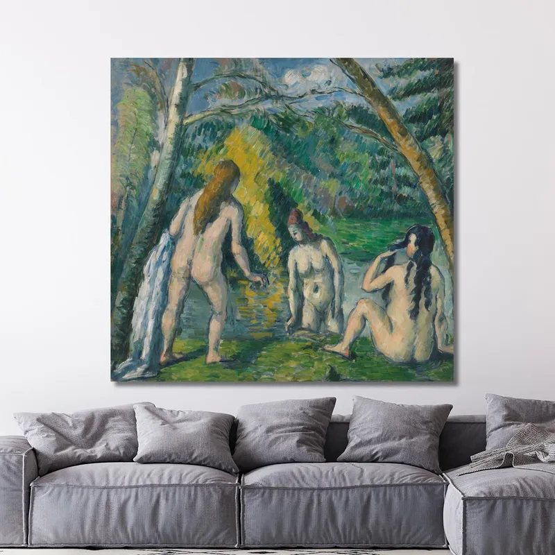 Trois Baigneuses Paul Cézanne