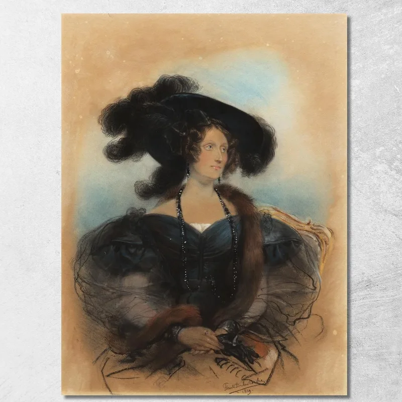 Jane Jarvis Paul Delaroche cuadro en lienzo