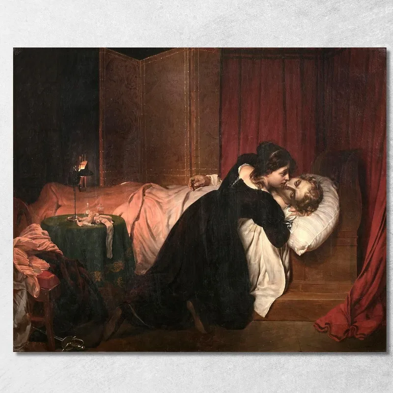 Las Consecuencias De Un Duelo Paul Delaroche cuadro en lienzo
