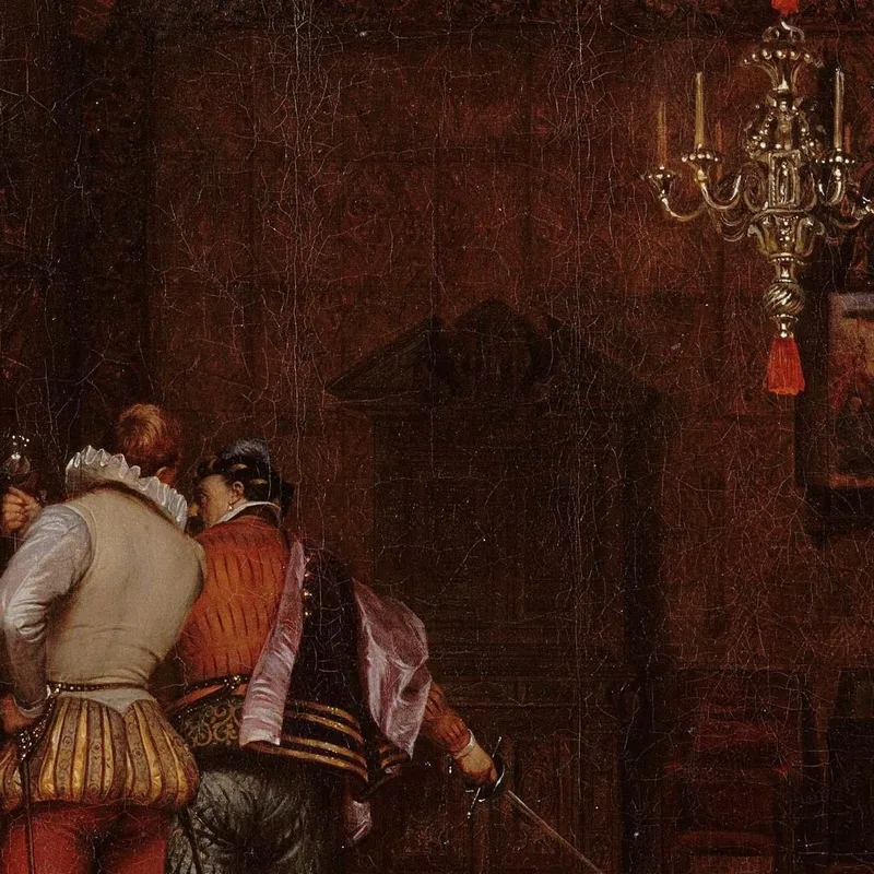 L'Assassinio Del Duca Di Guisa Al Castello Di Blois Paul Delaroche