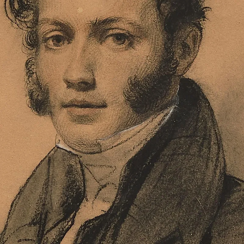 Ritratto D'Antoine Alphonse Montfort Paul Delaroche