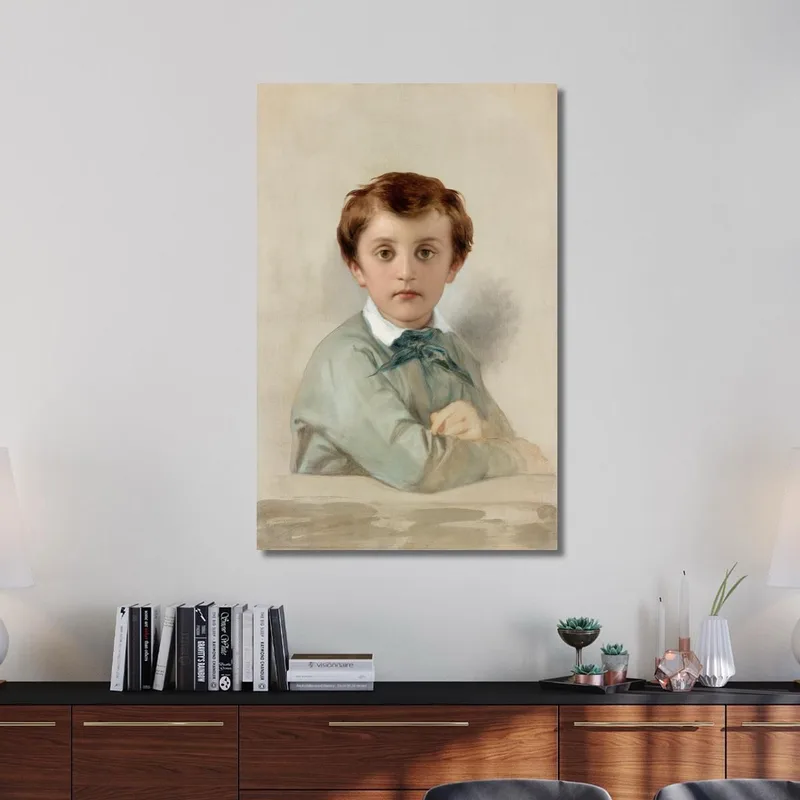 Ritratto Di Philippe-Grégoire Delaroche Il Figlio Minore Dell'Artista Paul Delaroche