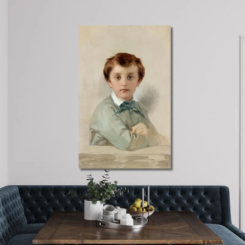 Ritratto Di Philippe-Grégoire Delaroche Il Figlio Minore Dell'Artista Paul Delaroche
