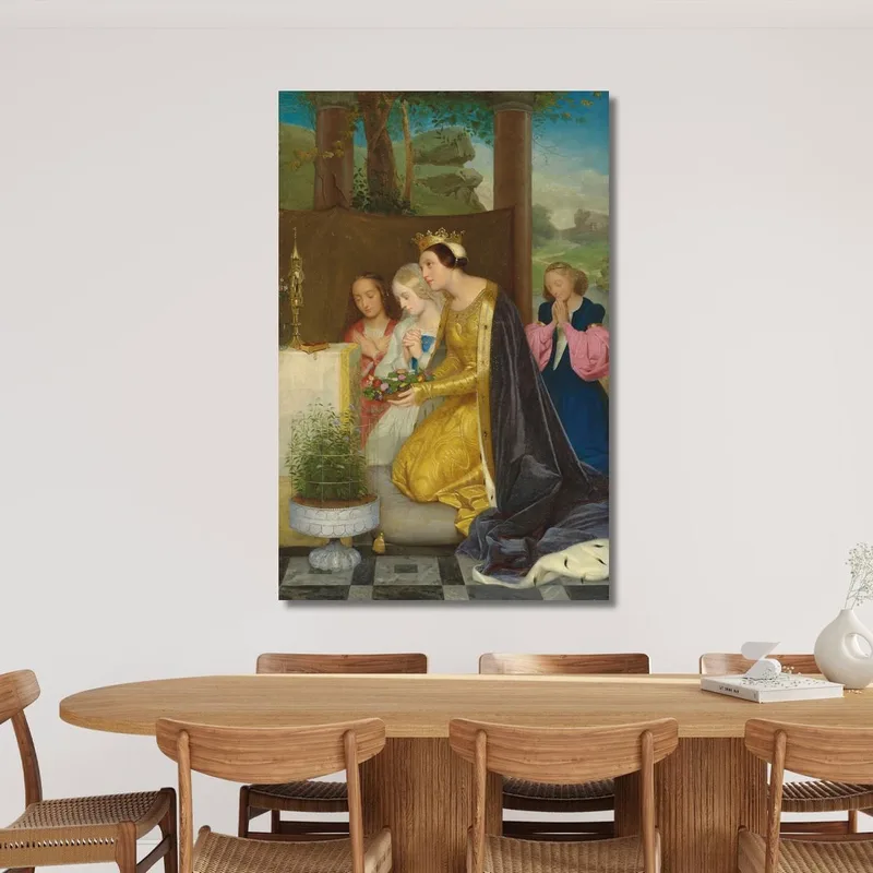 Santa Amelia Regina D'Ungheria Paul Delaroche