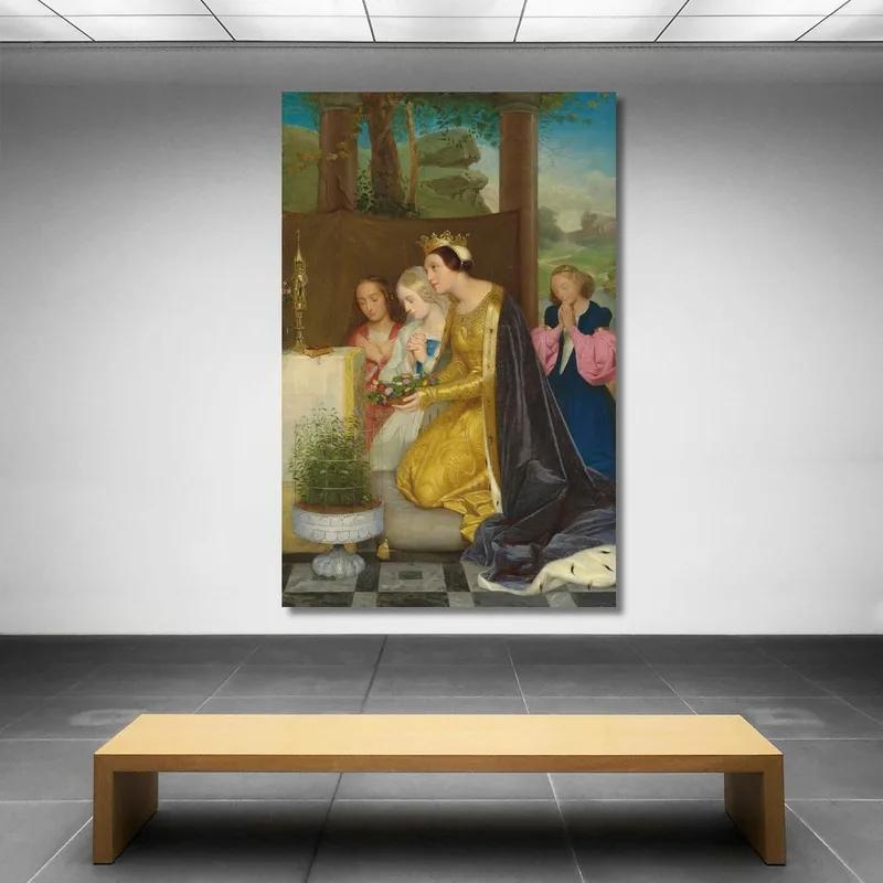 Santa Amelia Regina D'Ungheria Paul Delaroche