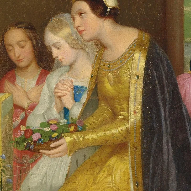 Santa Amelia Regina D'Ungheria Paul Delaroche