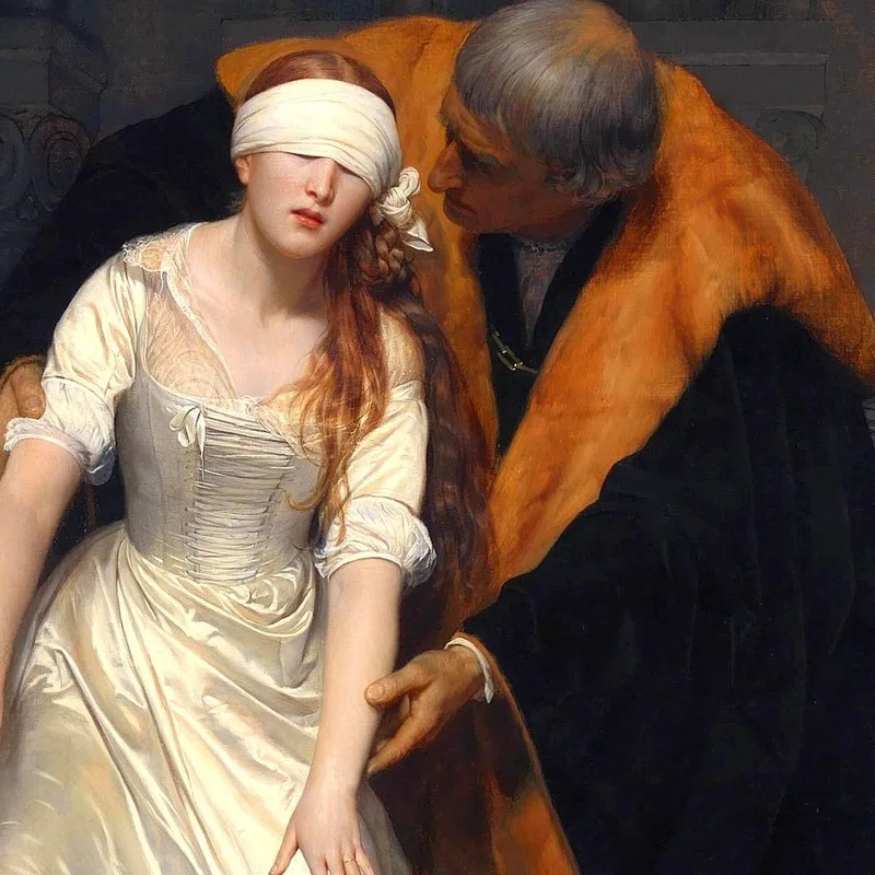L'Esecuzione Di Lady Jane Grey Nella Torre Di Londra Paul Delaroche