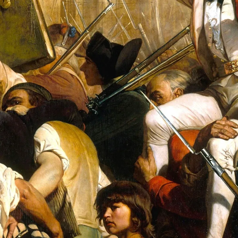 I Vincitori Della Bastiglia Davanti All'Hôtel De Ville Paul Delaroche