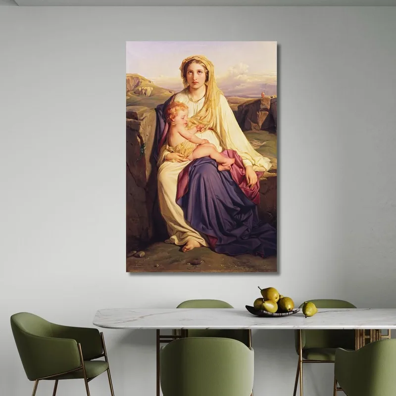 La Vergine E Il Bambino Paul Delaroche