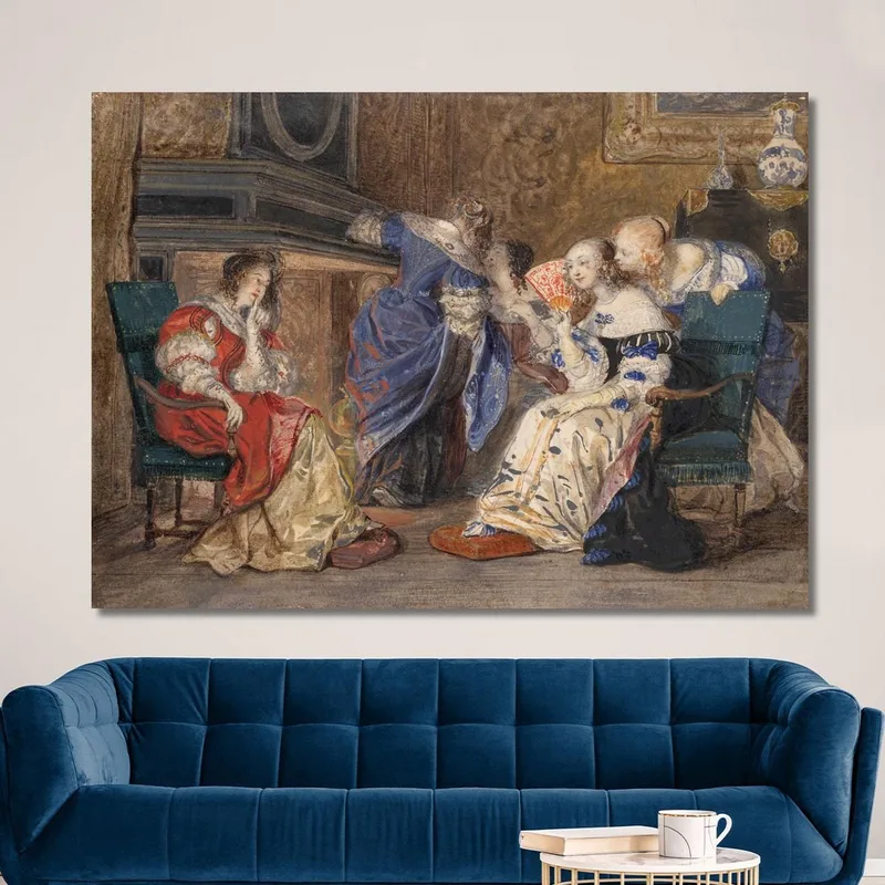 Donne In Un Interno Paul Delaroche