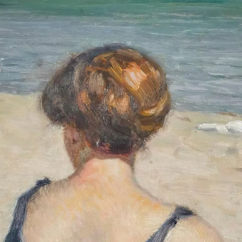 Bagnanti Sulla Spiaggia Di Falsterbo Paul Fischer