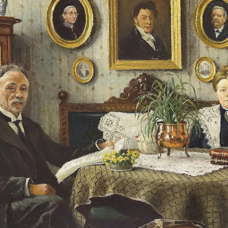 La Famiglia Dell'Artista Paul Fischer