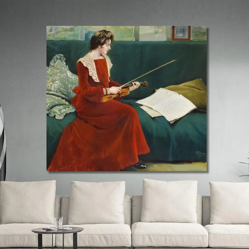 La Artista Gerda Holm. Paul Fischer