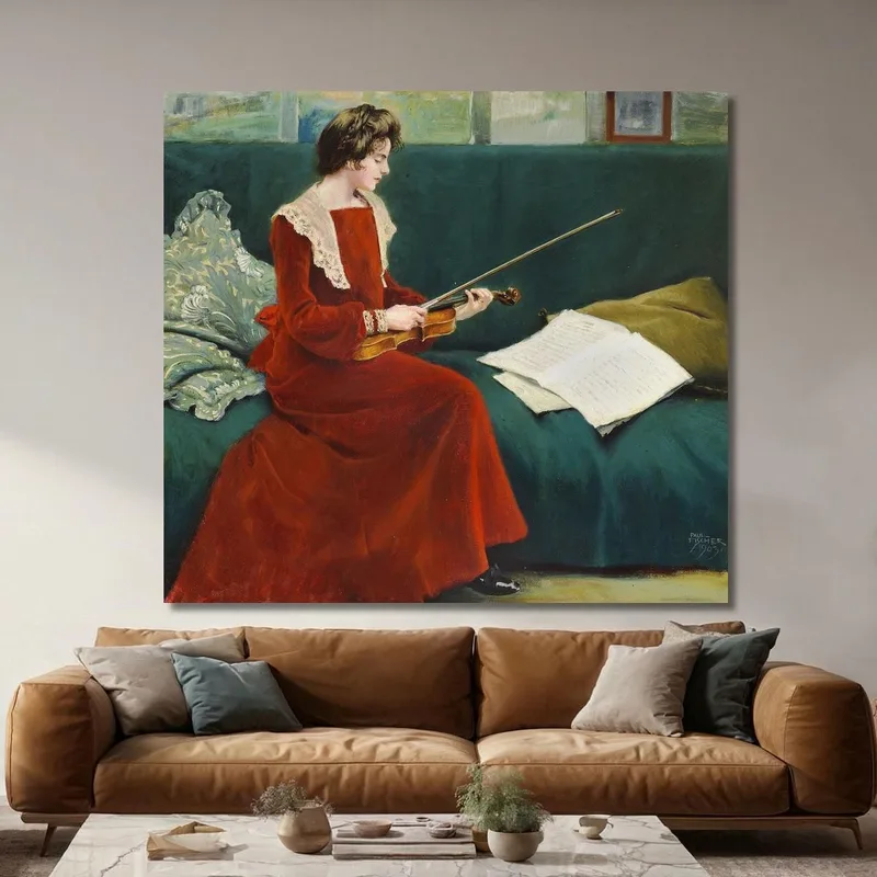 La Artista Gerda Holm. Paul Fischer
