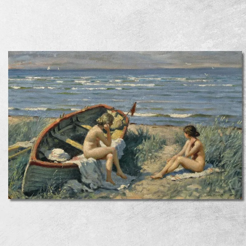 Motiv Von Båstad Paul Fischer drucken auf leinwand