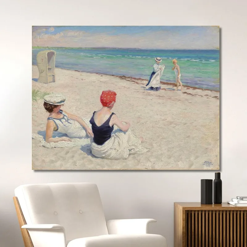 Sulla Spiaggia Falsterbro Paul Fischer