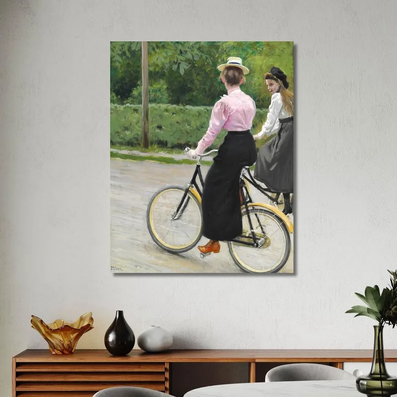 Durante Un Giro In Bicicletta In Una Giornata Estiva Paul Fischer