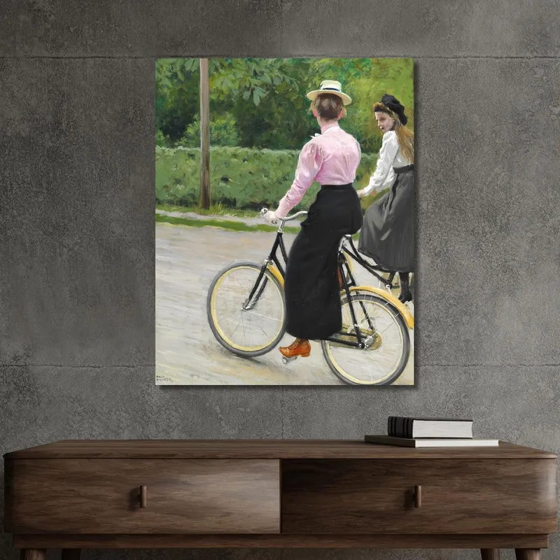 Durante Un Giro In Bicicletta In Una Giornata Estiva Paul Fischer